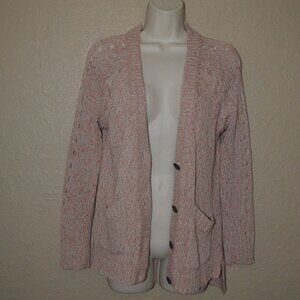 Sz S Rag & Bone / Jean Pink Knit Cardigan Sweater